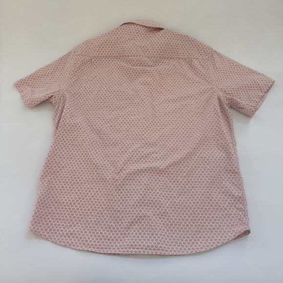 Faherty Playa Fish Scale Shirt Mens Performance All Over Print Golf Size XL - Picture 5 of 8